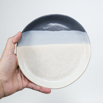 White and Grey Plate