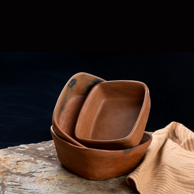 Mixe Cube Bowls – Artisanal Earthenware From Tlahuitoltepec