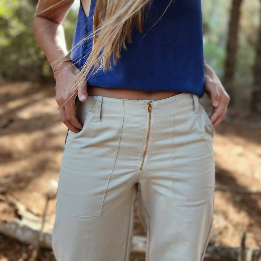 Alabama Beige Gabardine pants