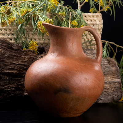 Traditional Mixe Sierra Pitcher From Las Flores, Tlahuitoltepec